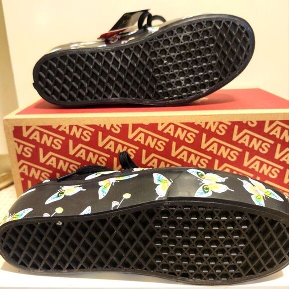 NIB Vans "Morph Blackout" Glow In The Dark 2" Sole Skate Sneakers Sz.7.5 Ltd. Ed - Picture 7 of 9